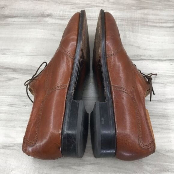 Florsheim Oxfords Men\'s 10.5 B Brogue Brown Leather Wingtip Dress Shoes main image 5